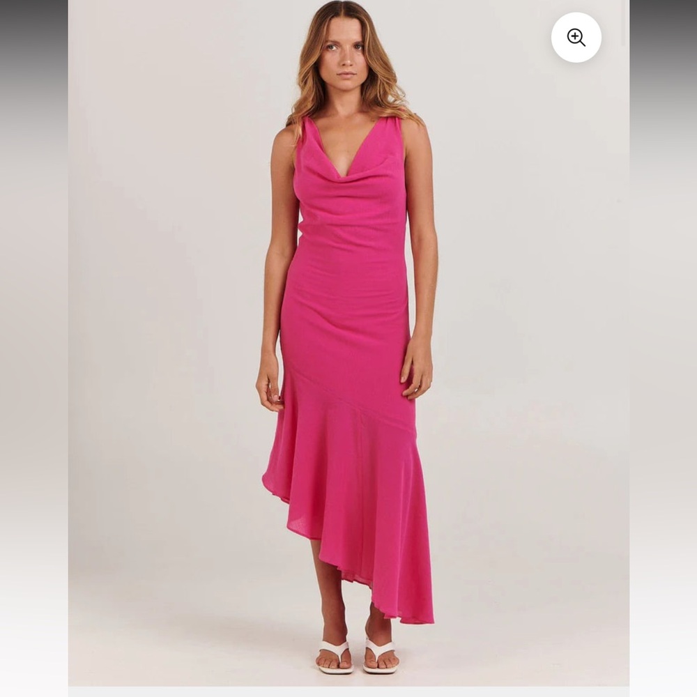 Charlie Holiday Dominique Midi Sleeveless Dress